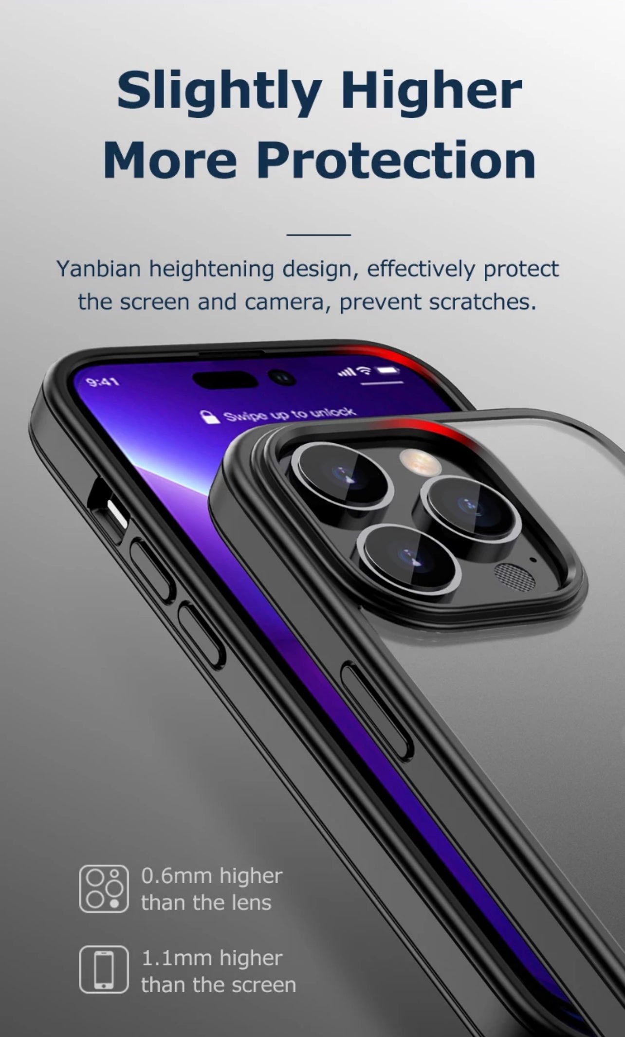 Premium Translucent Clear Hardshell TPU Rubber Borders Phone Case- for Apple iPhone 14 Series - Super Savings Technologies Co.,LTD Premium Translucent Clear Hardshell TPU Rubber Borders Phone Case- for Apple iPhone 14 Series - Super Savings Technologies Co.,LTD
